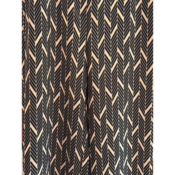 Chicos Wide Leg Brown Black Pants High Waist Comfortable Work Travel Sz 3 (XL) - Picture 5 of 9